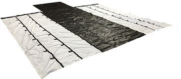Ultra Light Weight Parachute / Airbag Lumber Tarps for Flatbed Truck